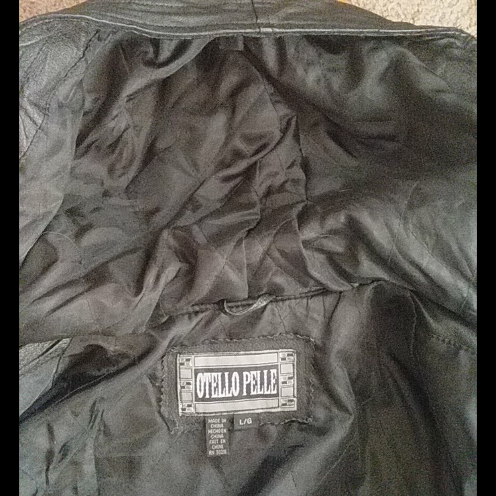 Long Leather Trench Coat - Picture 8 of 10